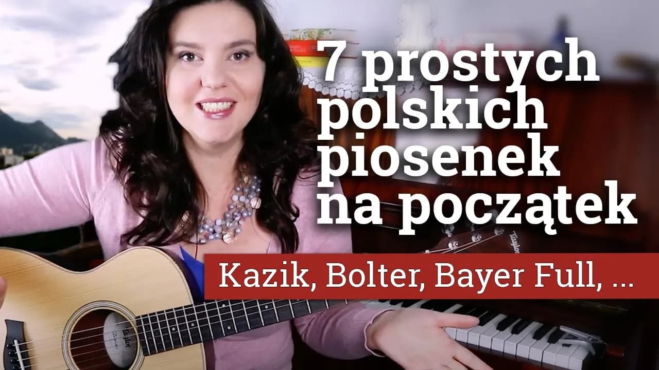 Teksty piosenek na gitarę z chwytami – łatwe utwory dla każdego gitarzysty